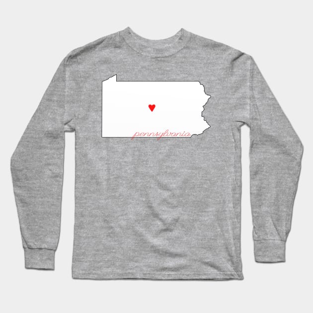 State College PA Long Sleeve T-Shirt by kiramrob